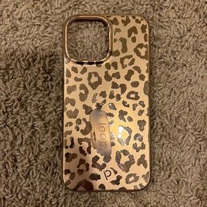 Gold leopard iPhone 13 Pro Max case